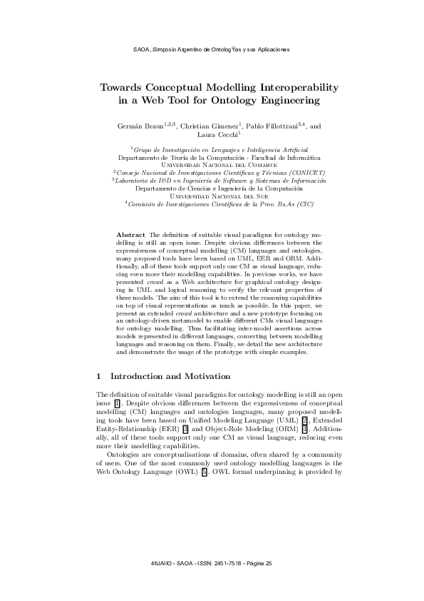 (PDF) Towards Conceptual Modelling Interoperability in a Web Tool for ...