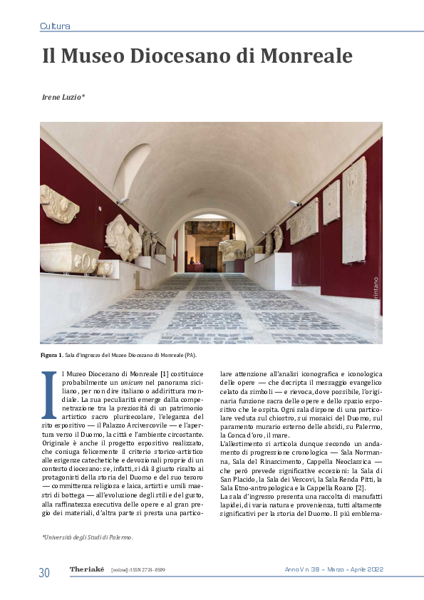 (PDF) Il Museo Diocesano di Monreale