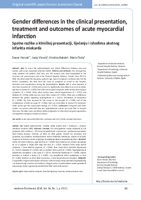 (PDF) Gender differences in the clinical presentation, treatment and ...