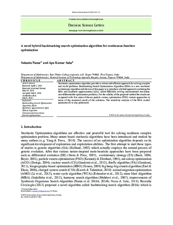 (PDF) A novel hybrid backtracking search optimization algorithm for ...