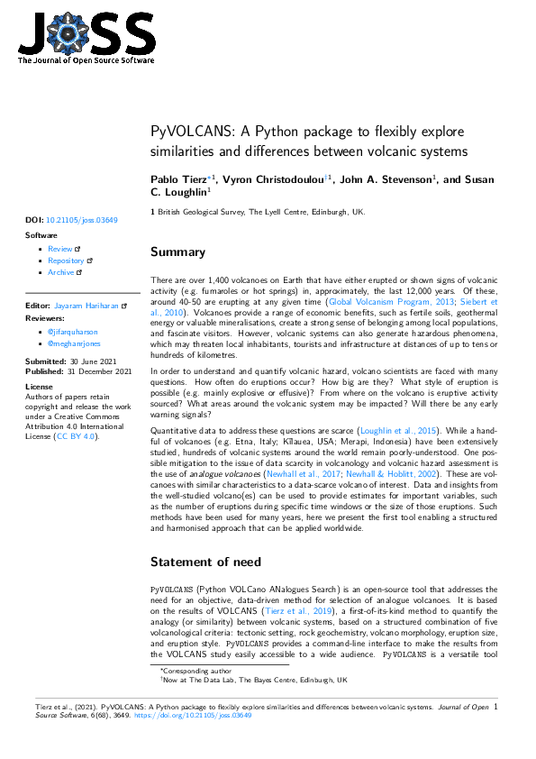 (PDF) PyVOLCANS: A Python package to flexibly explore similarities and ...