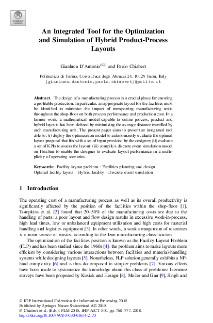(PDF) An Integrated Tool for the Optimization and Simulation of Hybrid ...