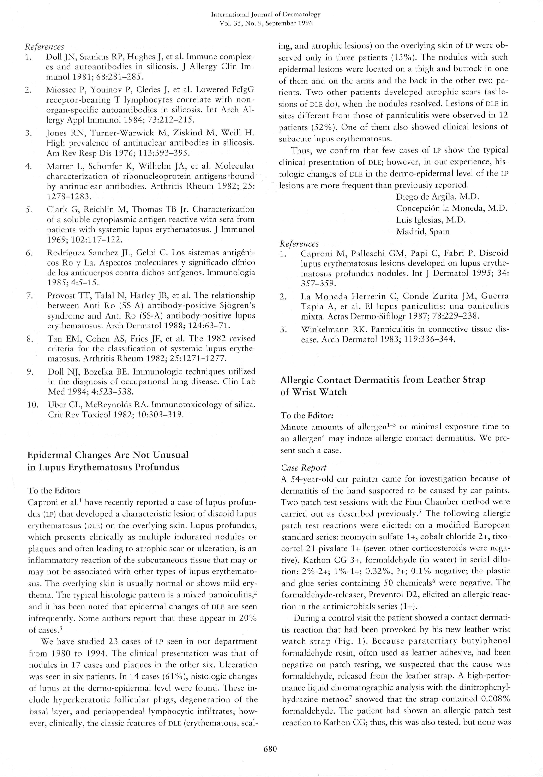 (PDF) Allergic Contact Dermatitis from Leather Strap of Wrist Watch