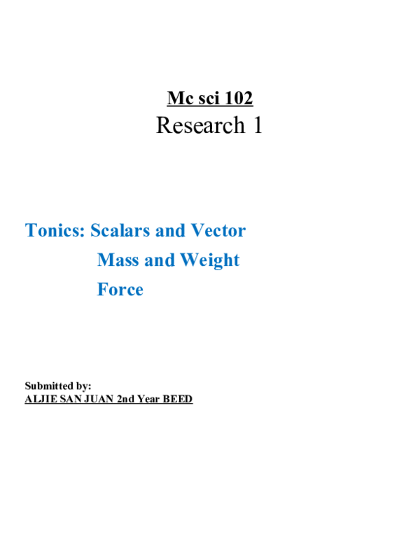 (DOC) MC SCI 102 PREPARATION