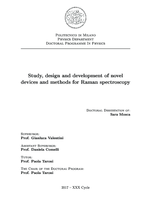 (PDF) Study, design and development of novel devices and methods for ...