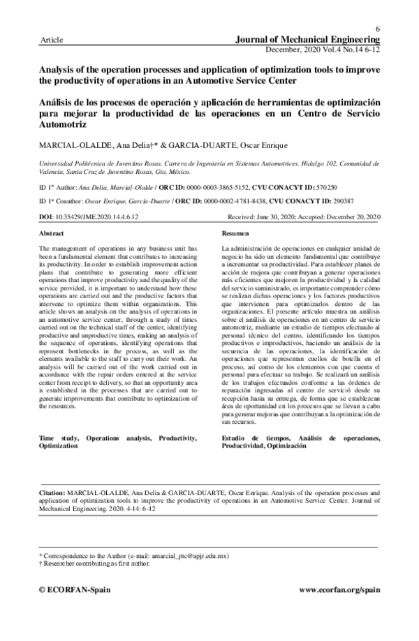 (PDF) Analysis of the operation processes and application of ...