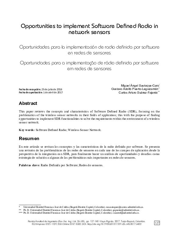 (PDF) New Architecture for a Wireless Smart Sensor Based on a Software ...