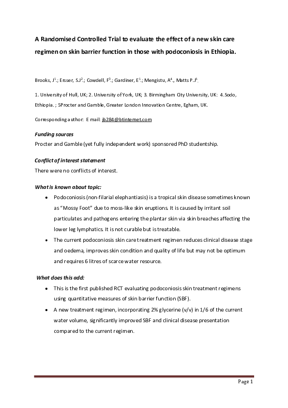 (PDF) A randomised controlled trial to evaluate the effectiveness of ...