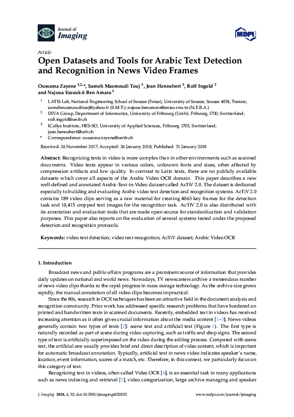 (PDF) Open Datasets and Tools for Arabic Text Detection and Recognition ...