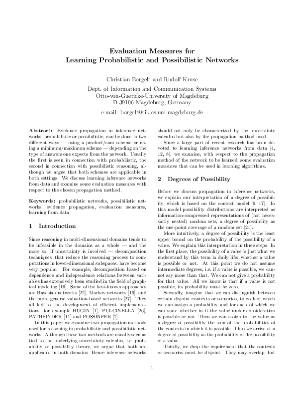 (PDF) Evaluation measures for learning probabilistic and possibilistic ...