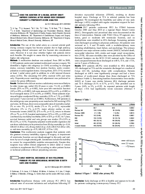 (PDF) 8 Does the addition of a radial artery graft improve survival ...