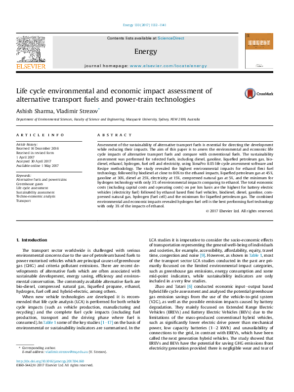(PDF) Life cycle environmental and economic impact assessment of ...