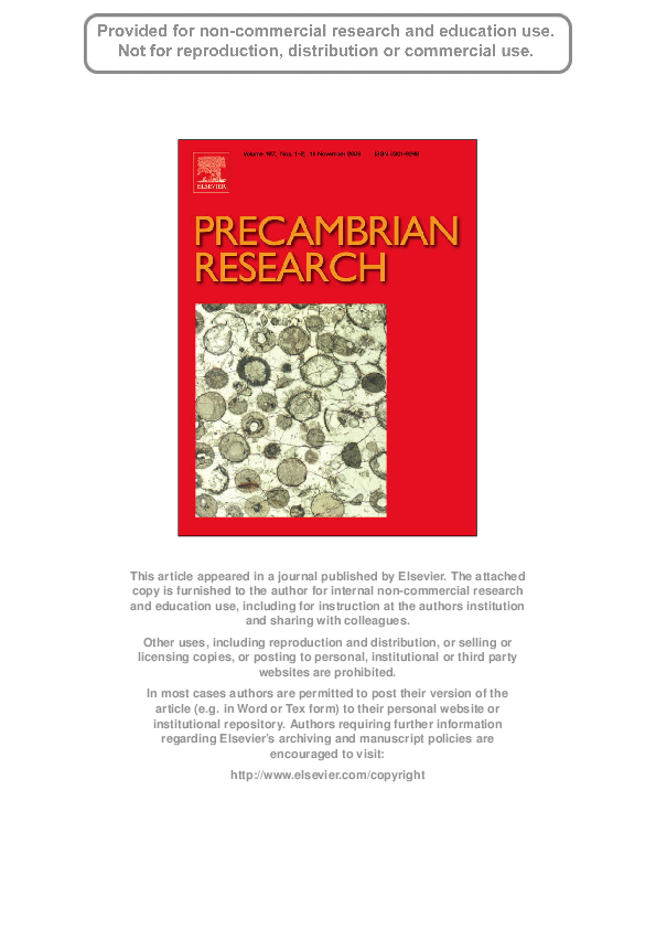 英語 テキスト PDF) The Ediacaran microbiota and the survival of Snowball