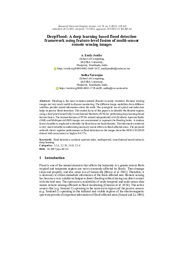 (PDF) DeepFlood: A deep learning based flood detection framework using ...