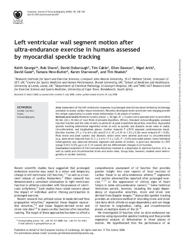 (PDF) Left ventricular wall segment motion after ultra-endurance ...