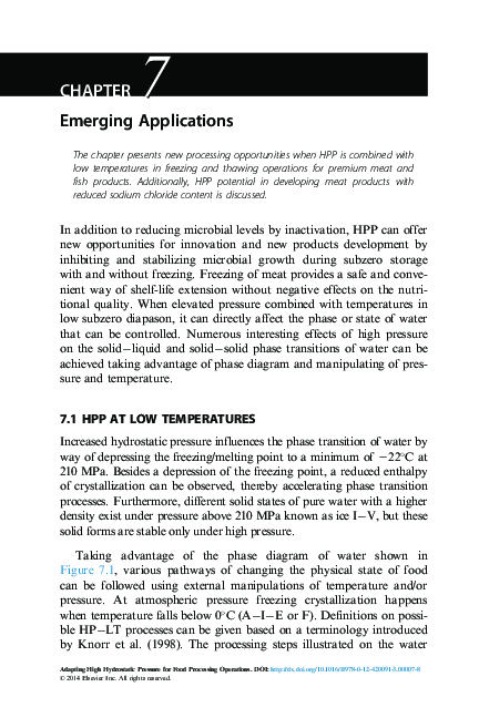 (PDF) Adapting High Hydrostatic Pressure for Food Processing Operations