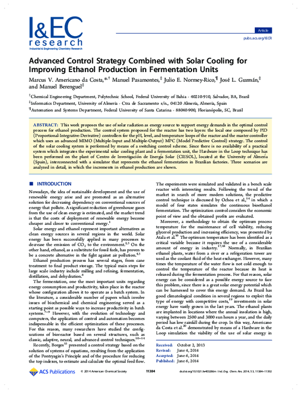 (PDF) Advanced control strategy combined with solar cooling for ...