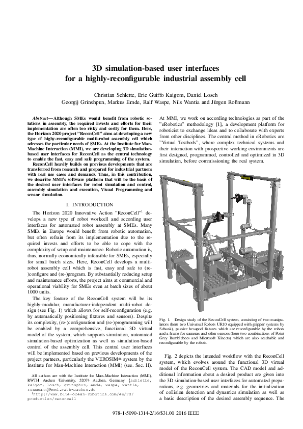 (PDF) 3D simulation-based user interfaces for a highly-reconfigurable ...