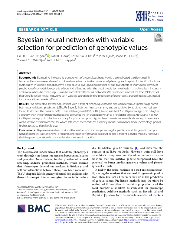 (PDF) Bayesian neural networks with variable selection for prediction ...