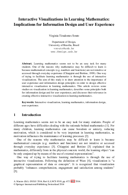 (PDF) Interactive Visualizations in Learning Mathematics: Implications ...