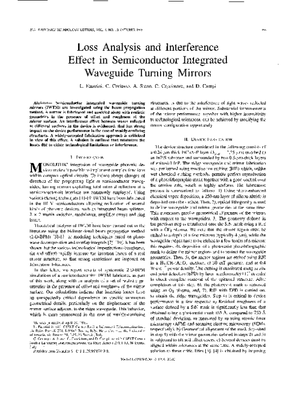 (PDF) Loss analysis and interference effect in semiconductor integrated ...