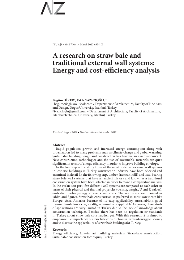 (PDF) A research on straw bale and traditional external wall systems