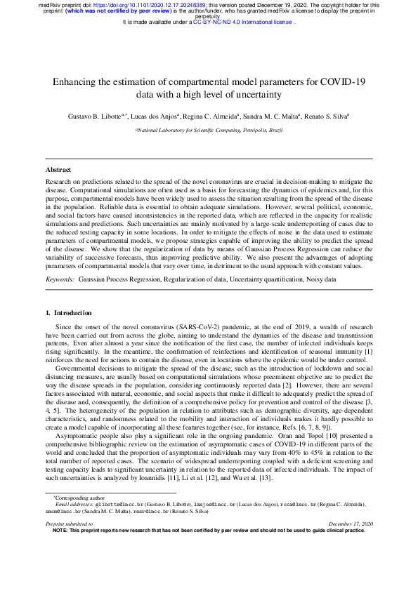 (PDF) Framework for enhancing the estimation of model parameters for ...