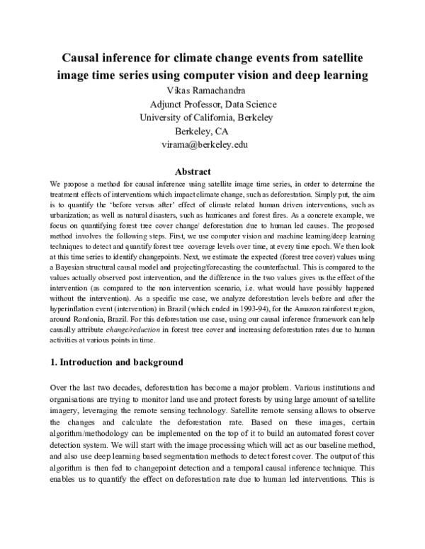 (PDF) Causal inference for climate change events from satellite image ...