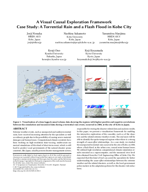 (PDF) A visual causal exploration framework case study