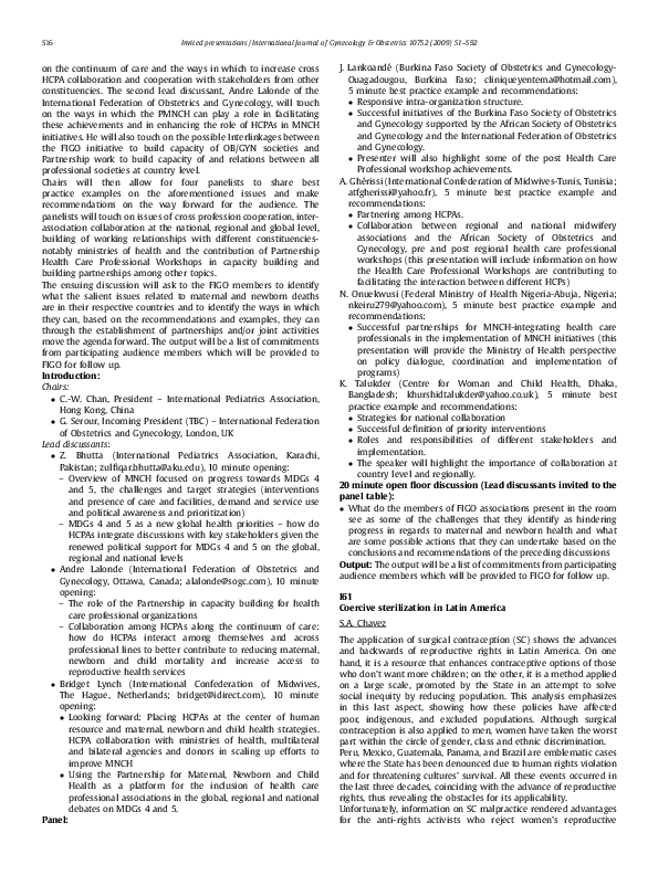 (PDF) I61 Coercive sterilization in Latin America Susana Chavez Academia.edu