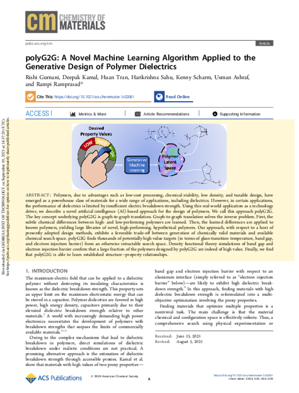 (PDF) polyG2G: A Novel Machine Learning Algorithm Applied to the ...