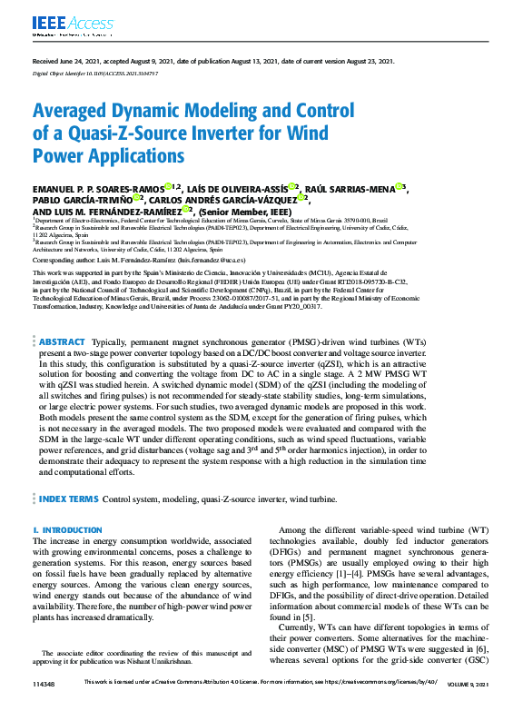 (PDF) Averaged Dynamic Modeling and Control of a Quasi-Z-Source ...