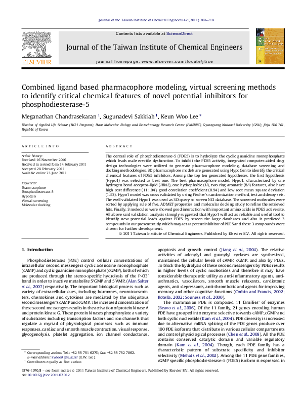 (PDF) Combined ligand based pharmacophore modeling, virtual screening ...