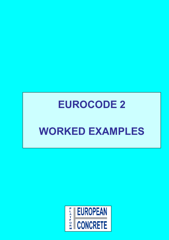 (PDF) Eurocode2 WorkedExamples