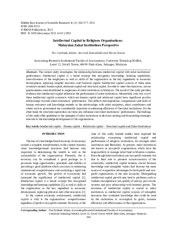(PDF) An intellectual capital perspective of competitive advantage in ...