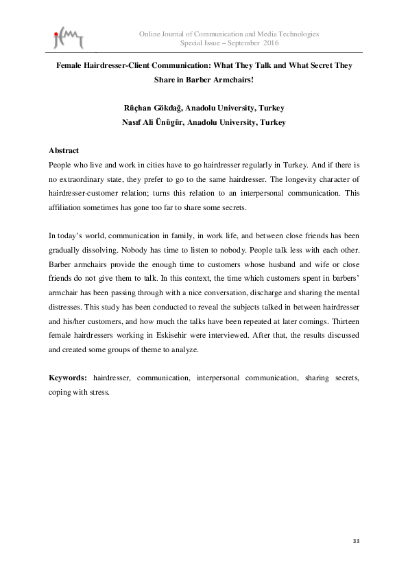 (PDF) Online Journal of Communication and Media Technologies Special ...