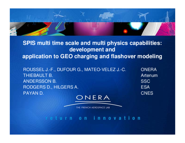 (PDF) SPIS Multitimescale and Multiphysics Capabilities: Development ...