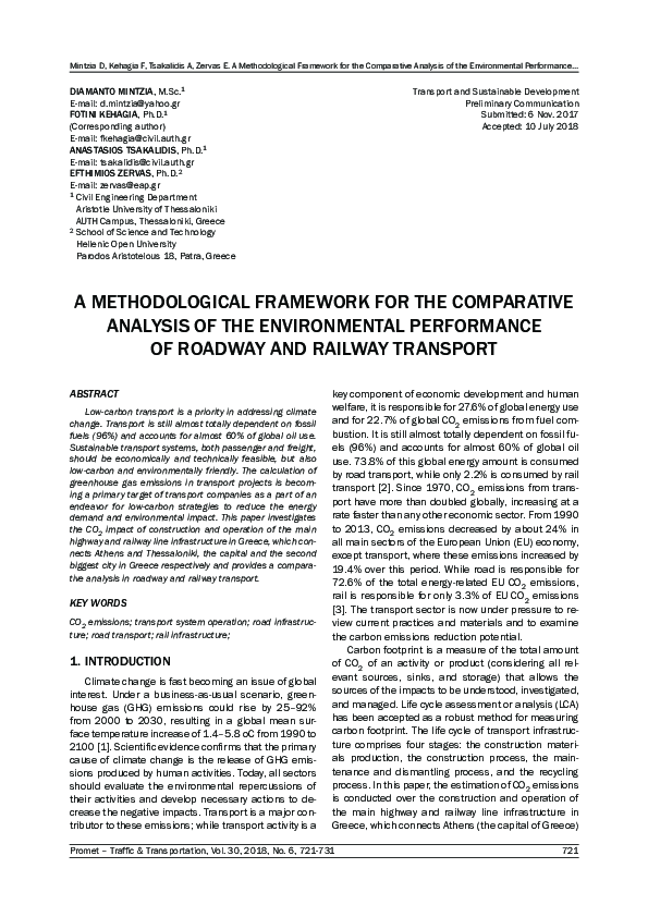 (PDF) A Methodological Framework for the Comparative Analysis of the ...