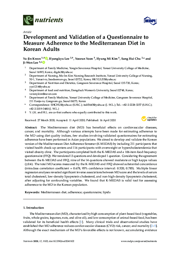 (PDF) Development and Validation of a Questionnaire to Measure ...