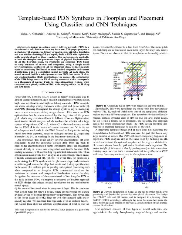 (PDF) Template-based PDN Synthesis in Floorplan and Placement Using ...