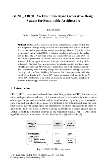 (PDF) GENE_ARCH: An Evolution-Based Generative Design System for ...