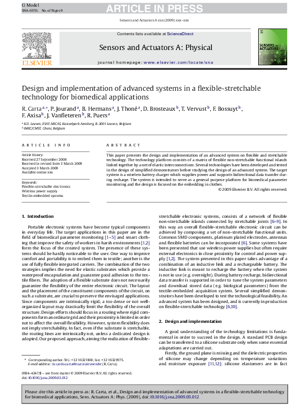 (PDF) Design and implementation of advanced systems in a flexible ...