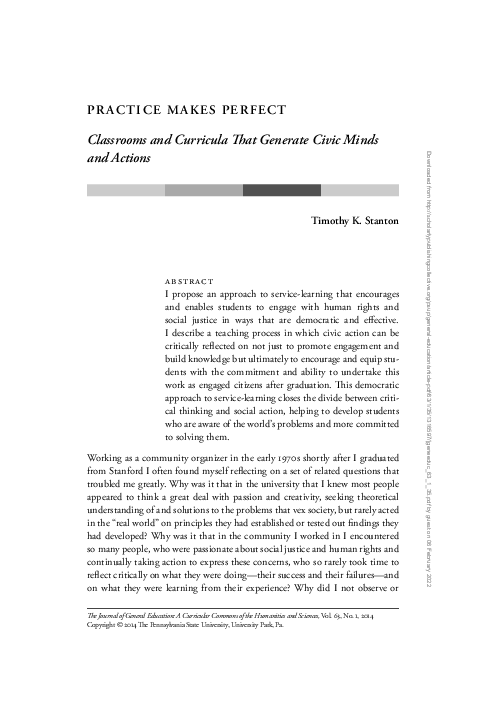 (PDF) Practice makes perfect