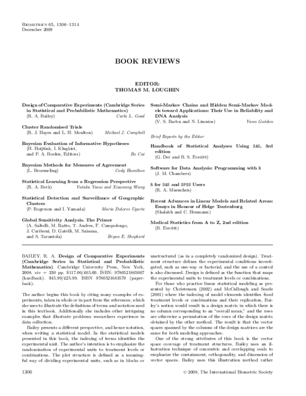 (PDF) Statistical Learning from a Regression Perspective by BERK, R. A