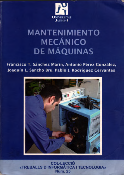 PDF) MANTENIMIENTO MECÁNICO DE MÁQUINAS