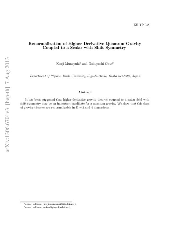 Renormalization of higher derivative quantum gravity coupled to a scalar with shift symmetry