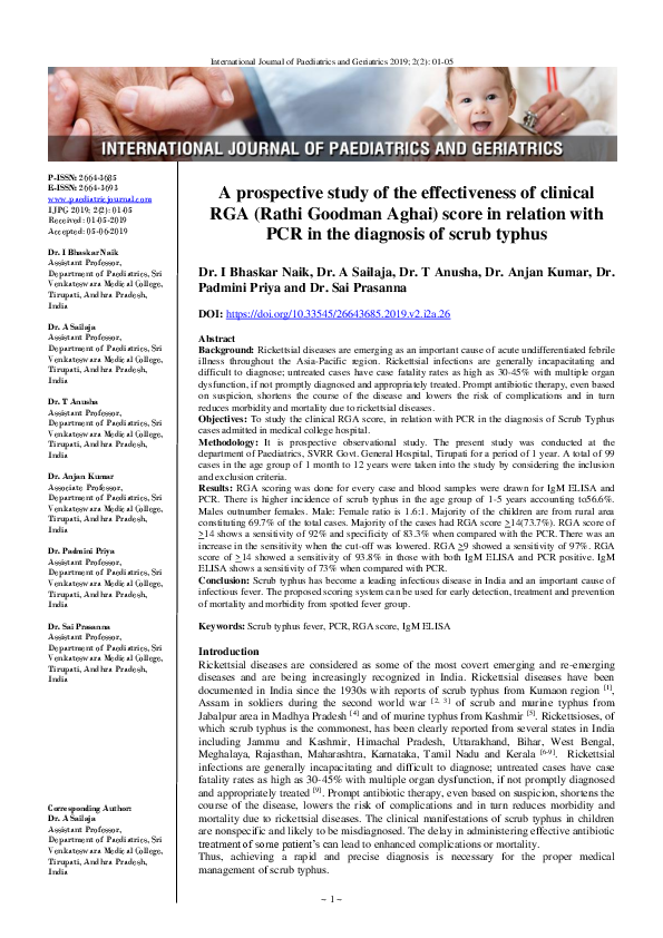 (PDF) A prospective study of the effectiveness of clinical RGA (Rathi ...