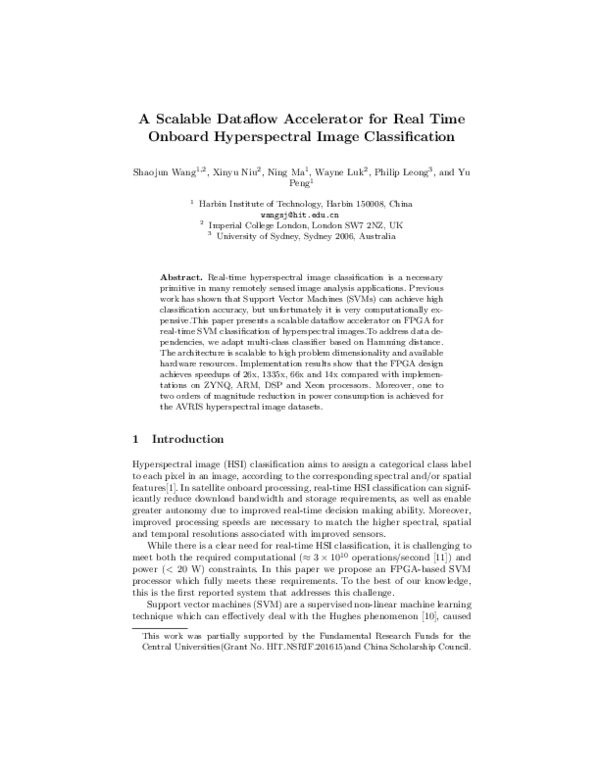 (PDF) A Scalable Dataflow Accelerator for Real Time Onboard ...