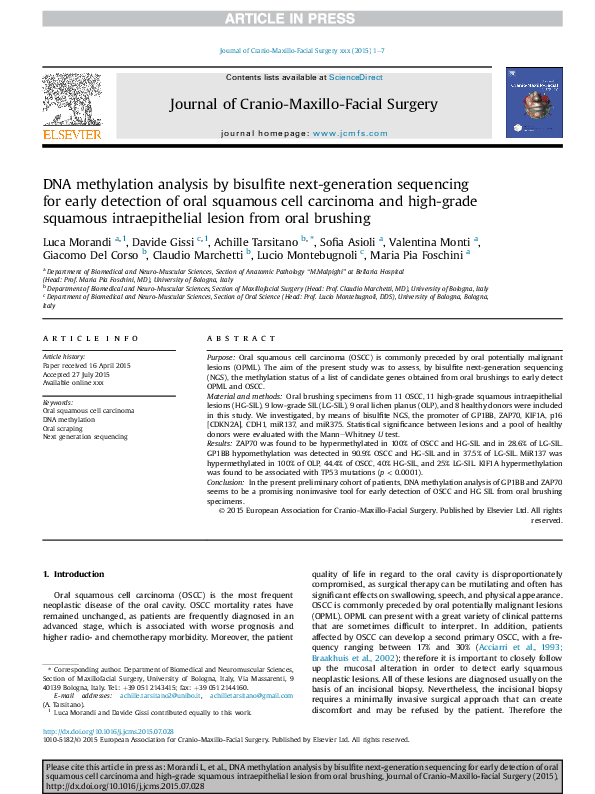 (PDF) DNA methylation analysis by bisulfite next-generation sequencing ...