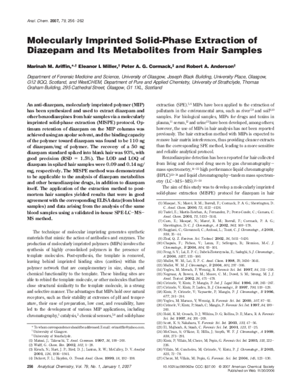 (PDF) Molecularly imprinted solid phase extraction for the selective ...